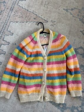 Tally Ho Mohair blend button down Cardigan size S